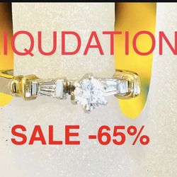 Engagement Ring Diamond Ring Natural Diamonds 💎 💝 VALENTINES DAY 💝 SALE-65% APPRAISAL IS FROM WHEN GOLD WAS $2000 NOW ITS OVER $4500 See Appraisal