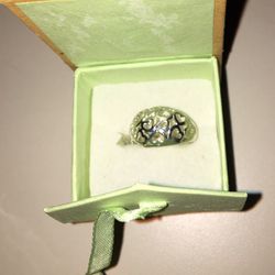 Sterling silver heart ring