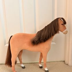 Brown american girl doll horse