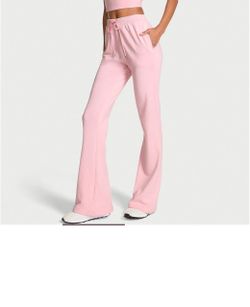 - Pink  store Flare Drawstring Sweatpants