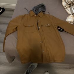  DICKIES HOODED SHIRT JACKET - MENS