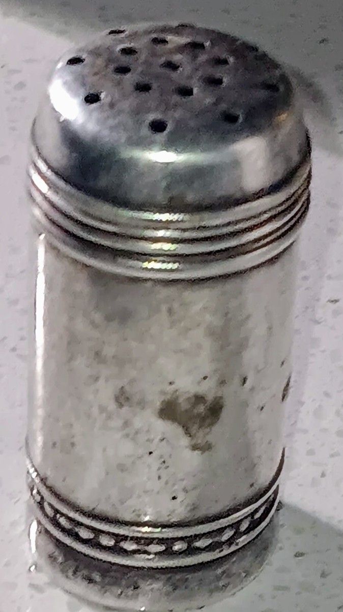 Silver Plated Antique Salt N Pepper Shaker..(only 1)