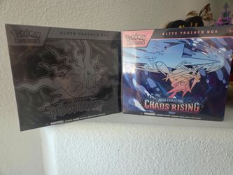 Pokemon Black Pitch ETB and Chaos Rising ETB