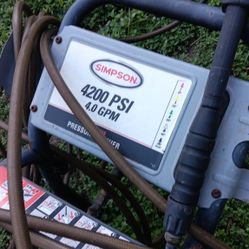 4200 Psi Pressure Washer