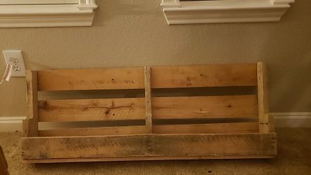 Pallet wine rack x2