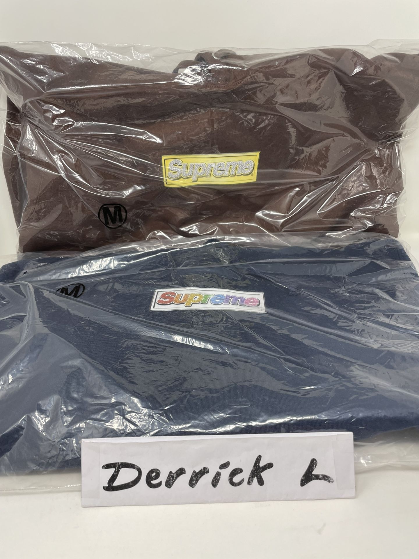 Supreme Bling Box Logo Sweater Brown Medium
