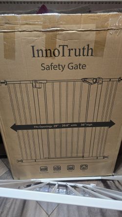 New InnoTruth Baby Safety Gate White