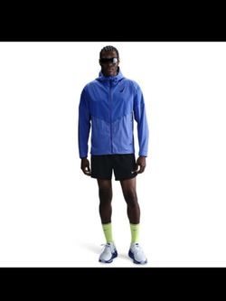 Nike Aeroswift Storm-Fit Aerogami Men's Running Jacket Size M FZ9039-411 Blue