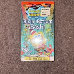 BRAND NEW Never Opened SpongeBob VHS