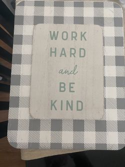 Plaid Sign