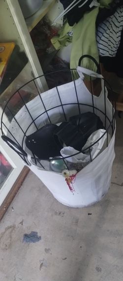 Large metal basket