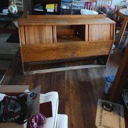 Solid Oak Head Board