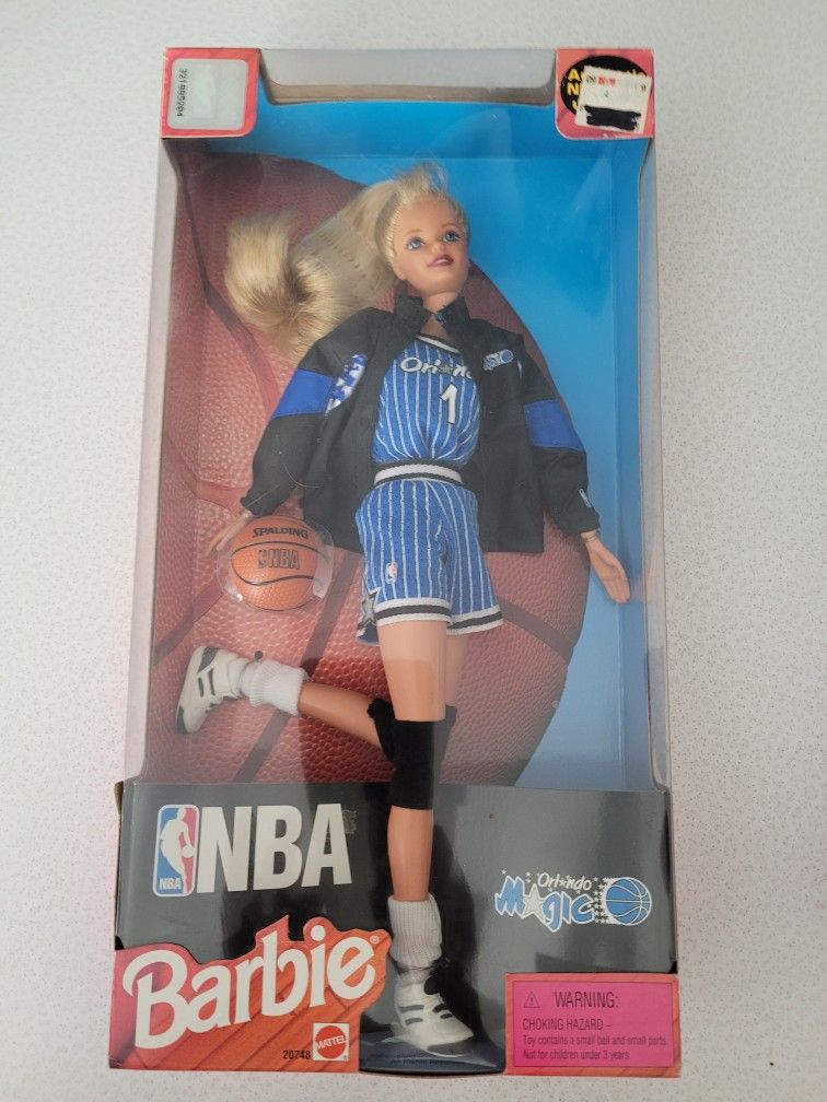 Vintage Orlando Magic Barbie Doll NBA Mattel Basketball