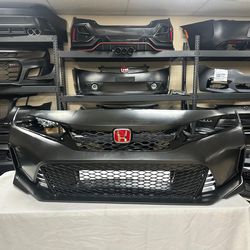 22 -26 civic Type R Style Front Bumper Cover Complete new in stock fit all models
