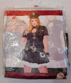Police Playmate - Blue, Women's 1X / 2XL costume Brand New
