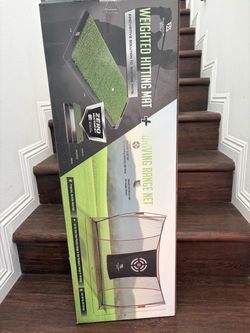 Palladium Golf Weighted Hitting Mat & Driving Range Net