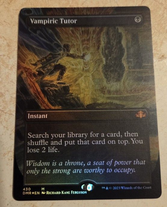 Vampiric Tutor Borderless Foil #430
