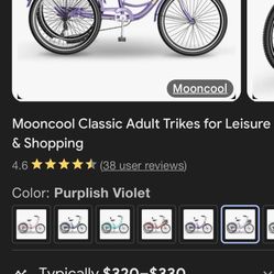Mooncool Adult Tricycle 