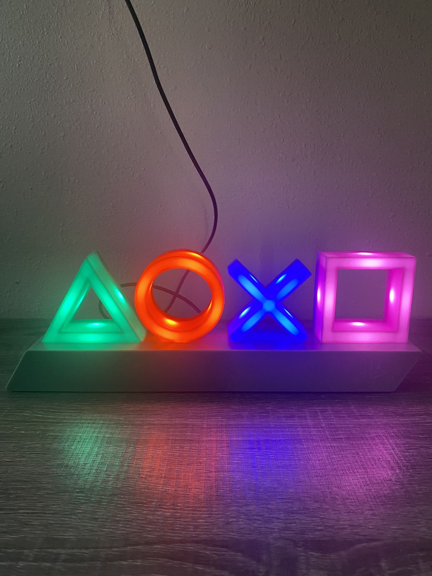 PlayStation Logo Icons Lights