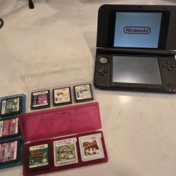 Nintendo DS XL w Charger and Games