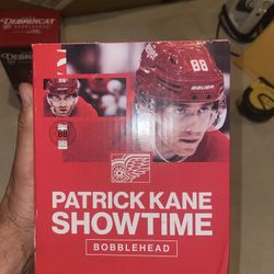 New Patrick Kane Showtime Bobblehead Detroit Red Wings 1/7/2025 SGA Bobble Nhl
