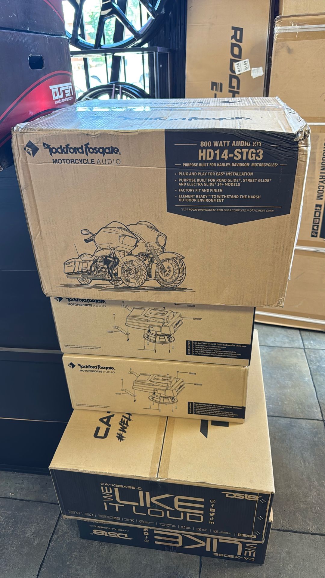 Rockford Fosgate HD14-Stg3 Harley Davidson Sound System