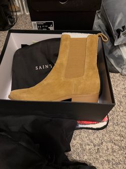 Saint Morta tan Chelsea boot