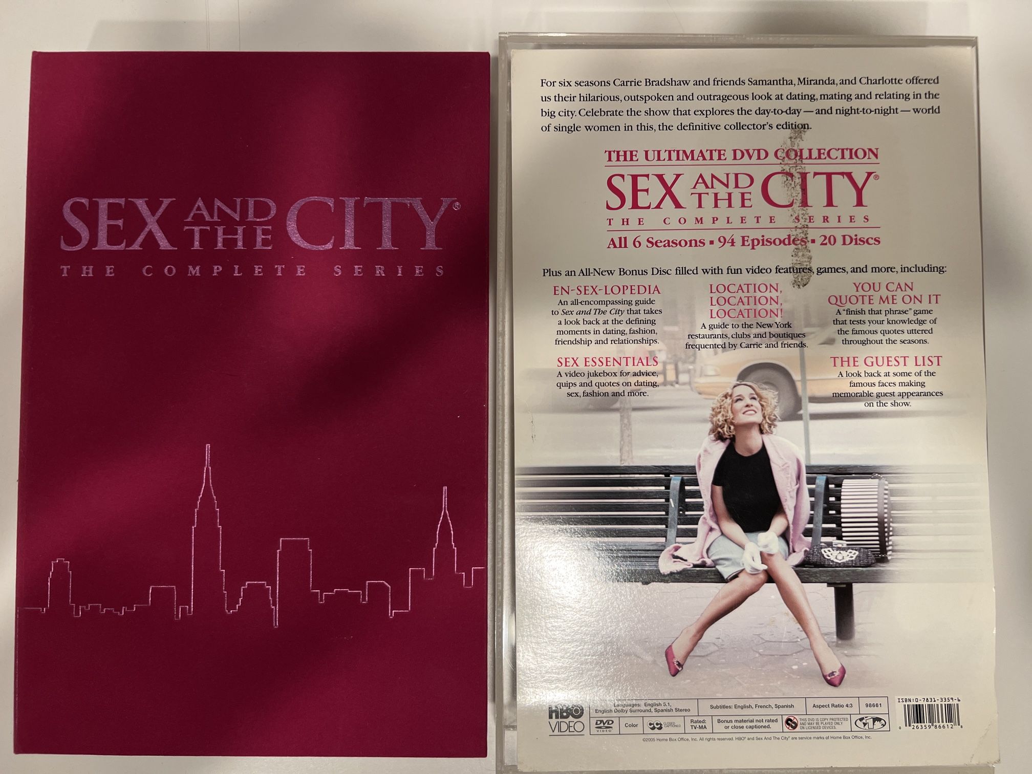 Sex and the City - The Complete Series - 6 Seasons 94 Episodes