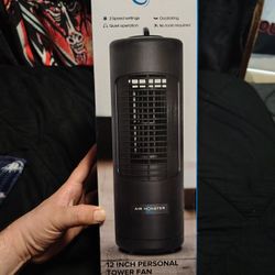 Air Monster 12 Inch Personal Tower Fan 