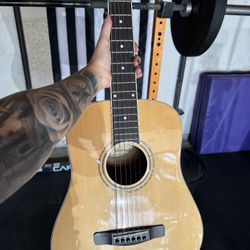 Mitchell DJ120/N Junior Natural Acoustic Guitar