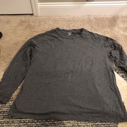 Gray Long Sleeve Shirt