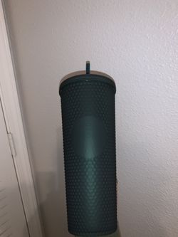Venti Hunter Green Matte Stutted Starbucks Cup 