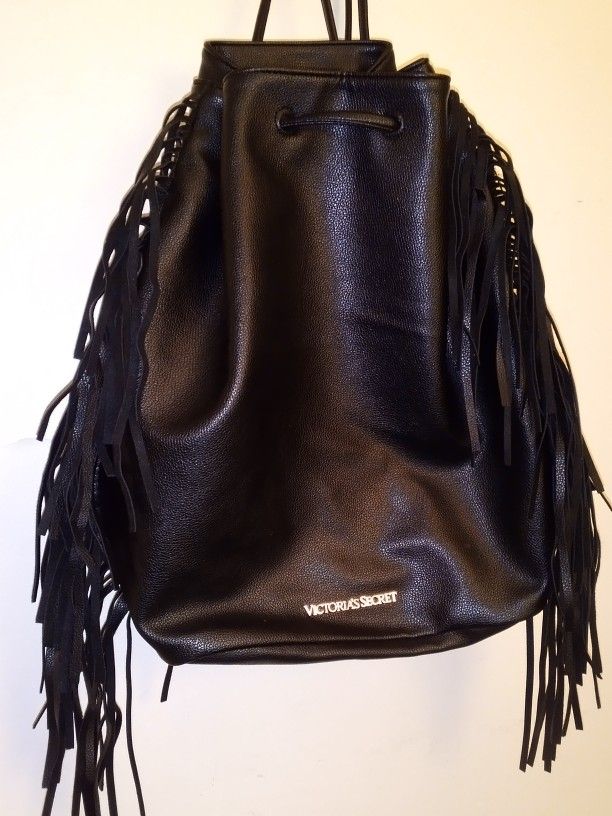 Victoria Secret Leather Backpack 