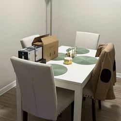 White Dining Table