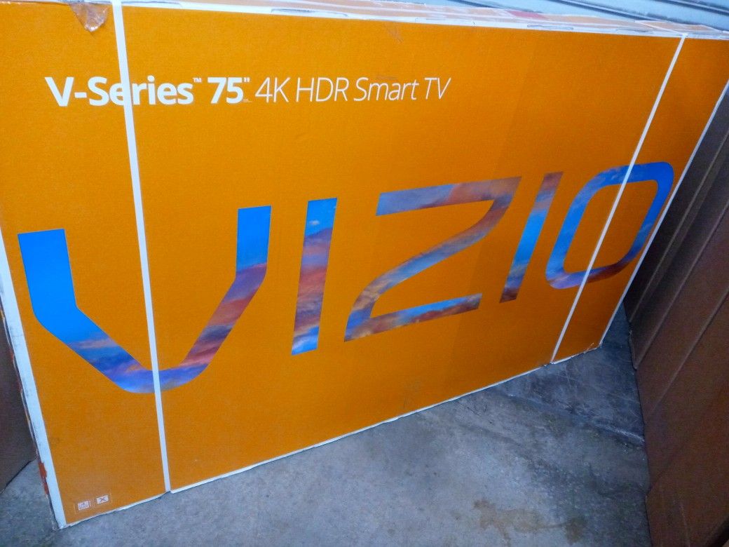 75" vizio 4k smart hd led tv