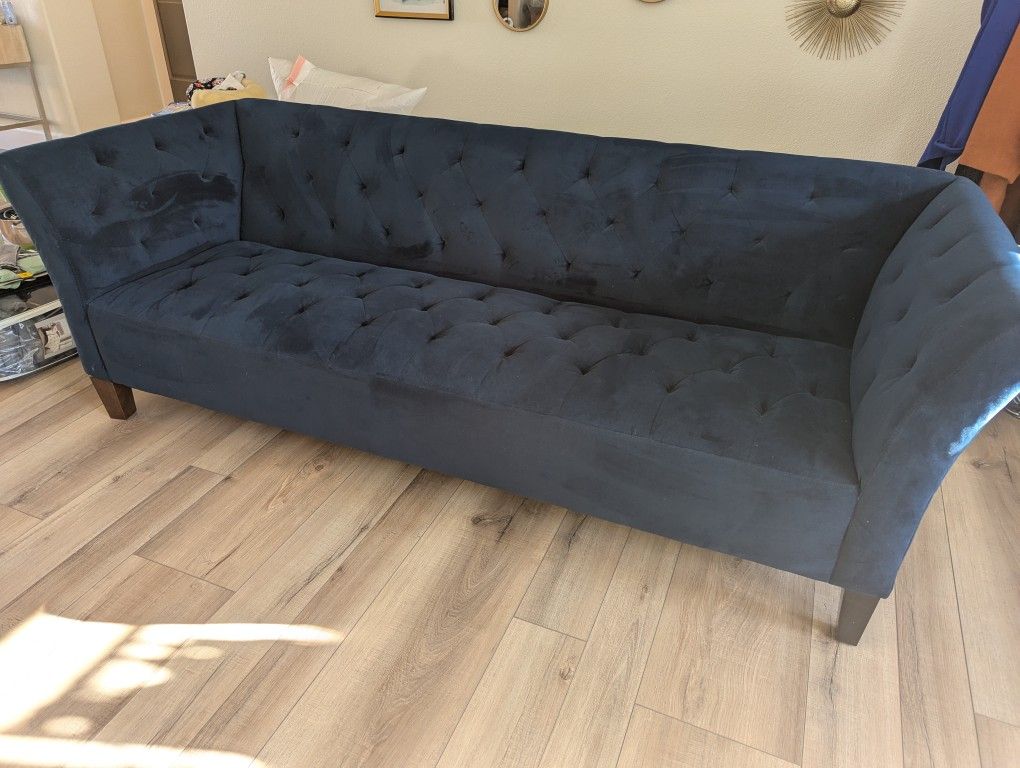 Navy Blue Velvet Couches
