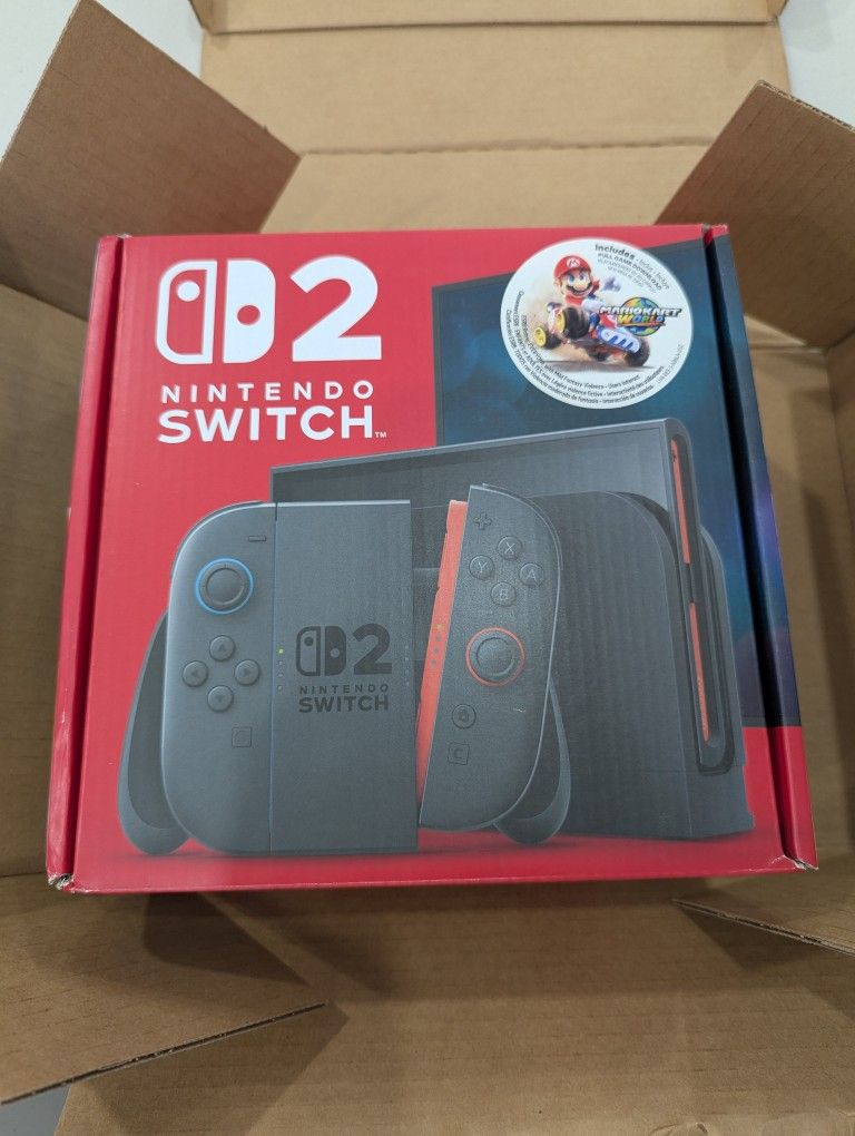Nintendo Switch 2 Mario Kart World With Accessories
