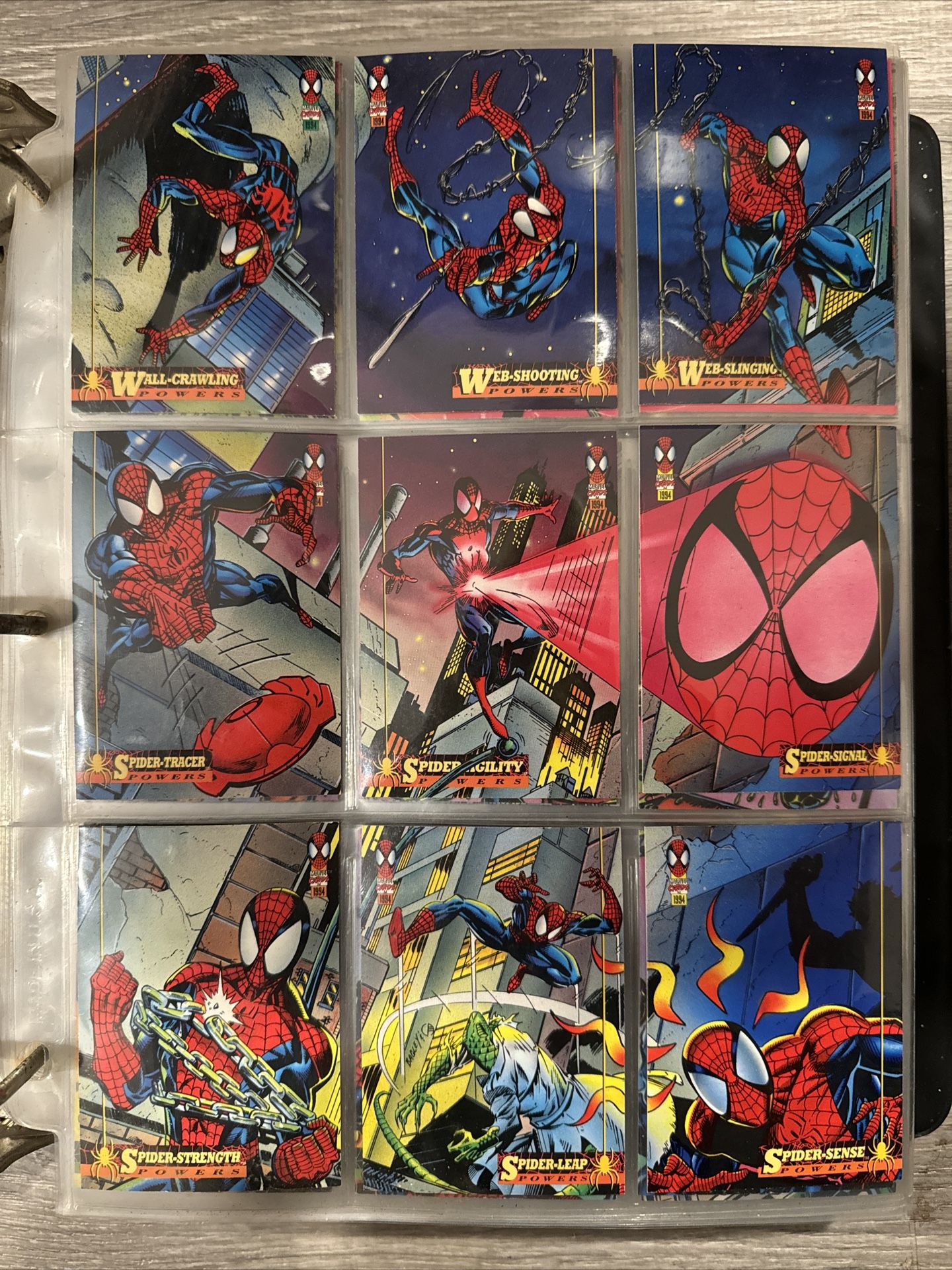 1994 Fleer Amazing Spider-Man Complete Trading Card Base Set