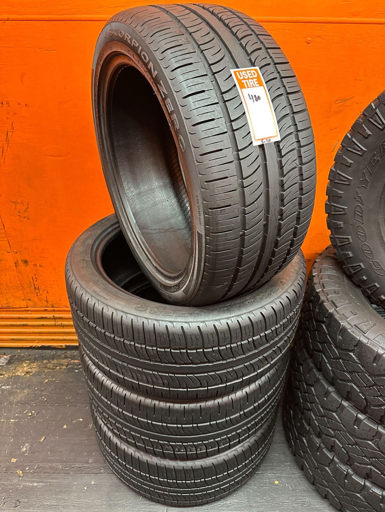295/40R22 Pirelli Scorpion Zero Full Tire Set