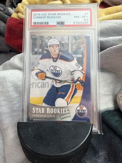 Connor Mcdavid Rookie Star PSA 8.5