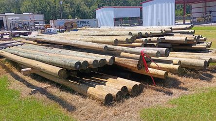Treated bare poles