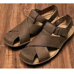 Timberland Mizzen fisherman sandals brown RARE Size 9 Men LIKE NEW 