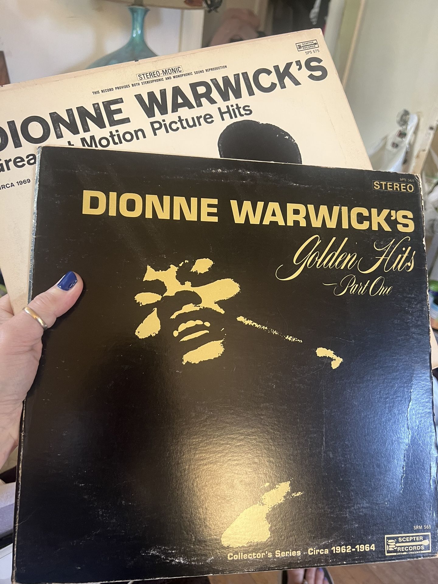 2 1st Press Dionne Warwick Greatest Hits Vinyl Albums