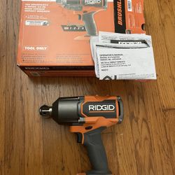 Ridgid 18V BRUSHLESS 4-MODE 3/4 IN HIGH TORQUE IMPACT WRENCH Brand New