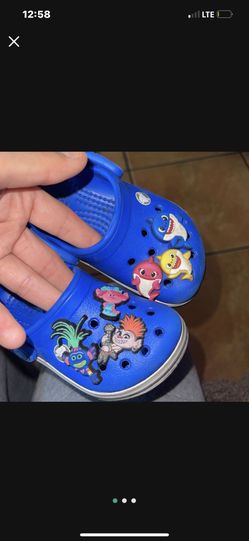 Blue crocs