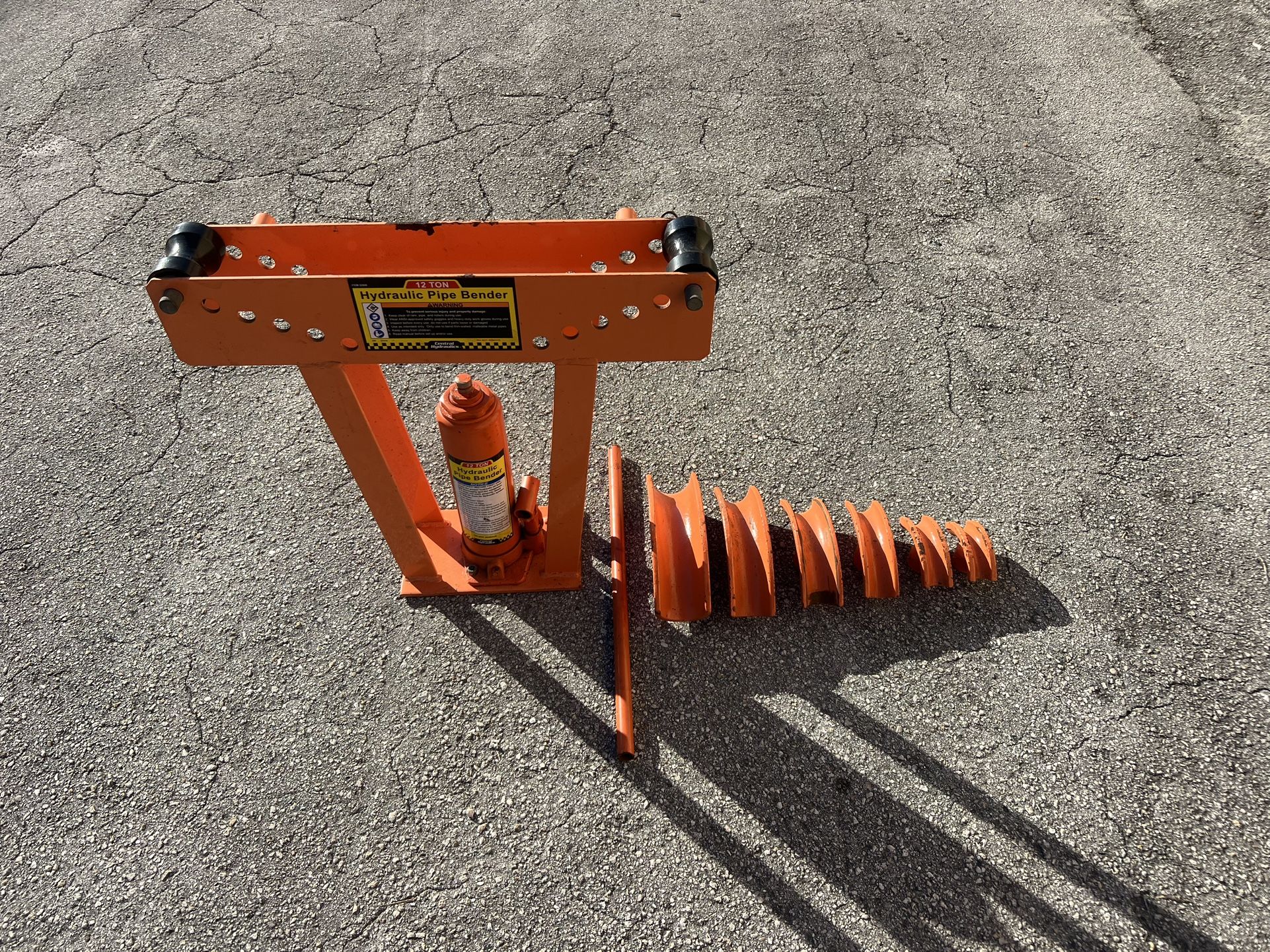 12 TON HYDRAULIC PIPE BENDER