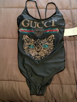 Womens Gucci Diamond Bathing Suite( M) Petite