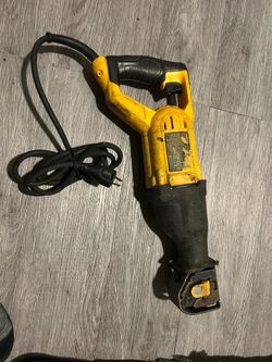 Corded dewalt sawzall (send offer)