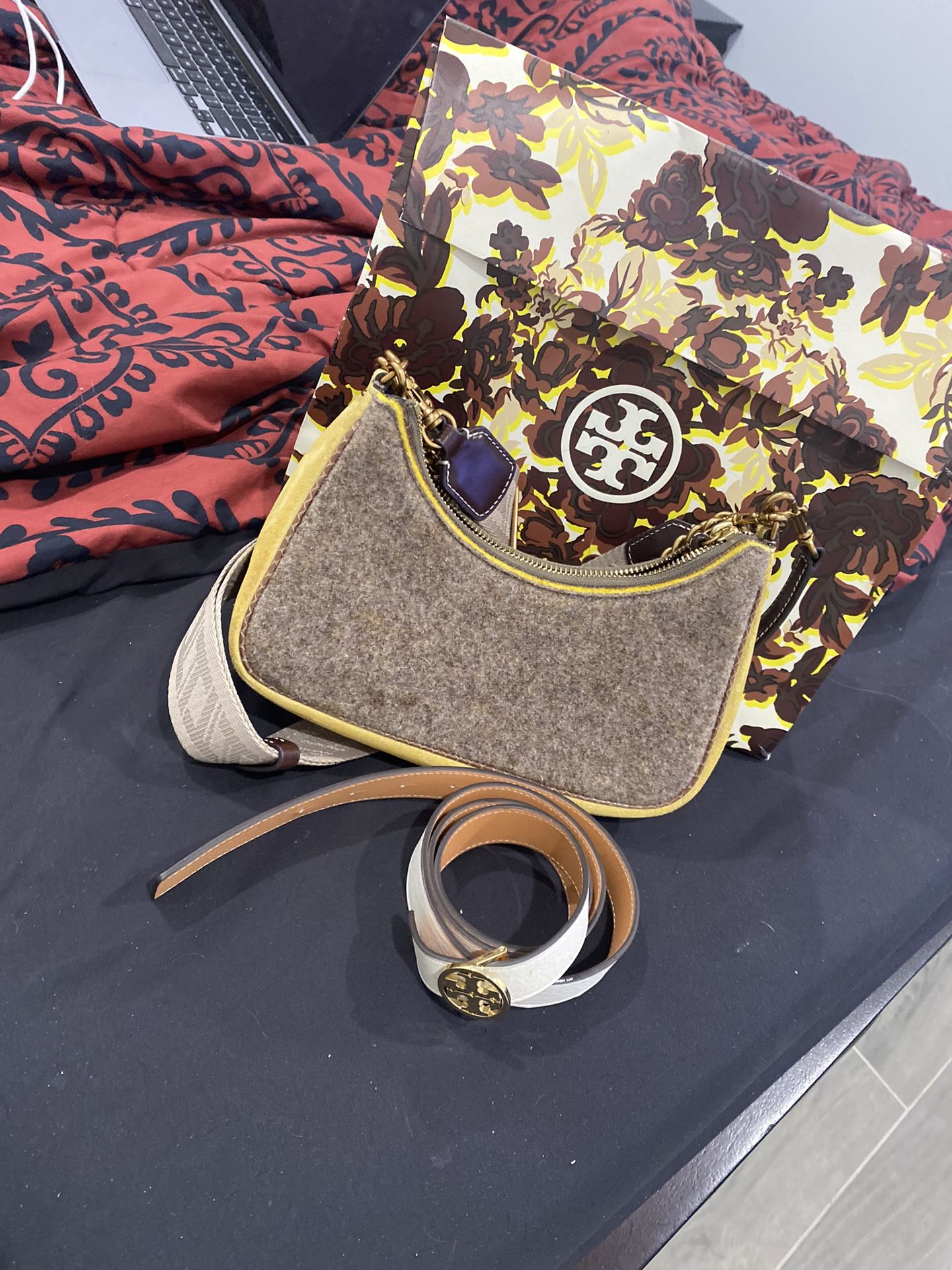 Tory Burch Designer Bag And Belt 300 OBO