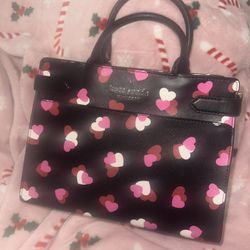 Kate Spade Medium Staci Flutter Hearts Satchel